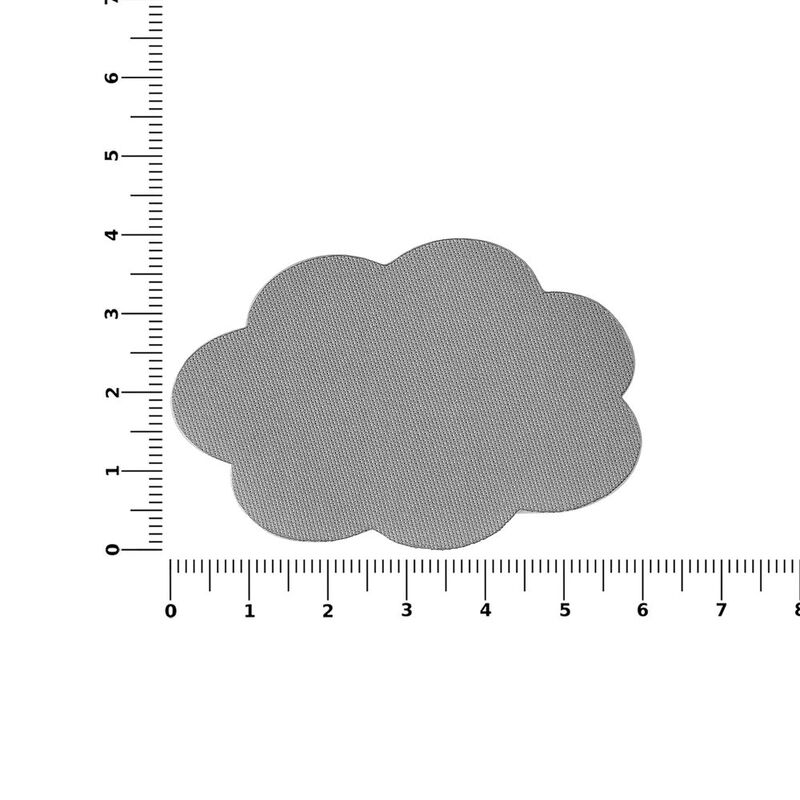 Наклейка тканевая Lunga Calum, L, серая арт.17865.10