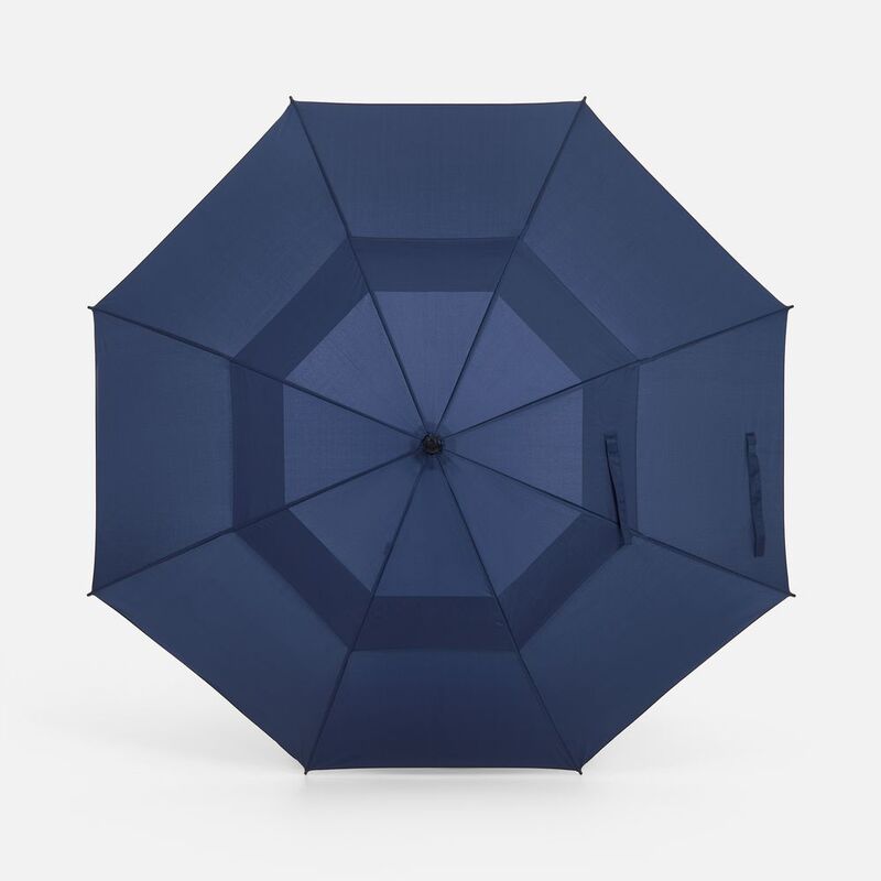 Зонт-трость Dome Double, темно-синий арт.18782.40