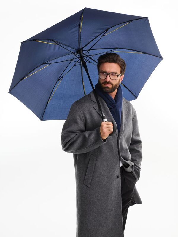 Зонт-трость Rainzee, темно-синий арт.18783.40