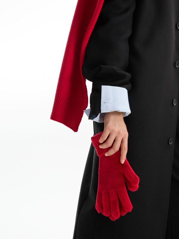 Перчатки Alpine, красные (гвоздика) арт.18013.50