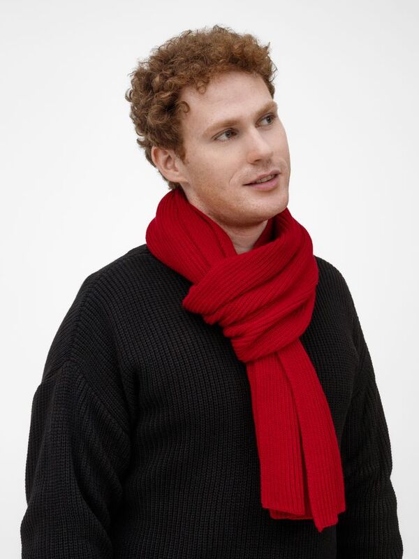 Шарф Nobilis Mono, красный арт.19908.50