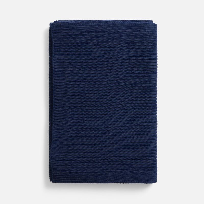 Шарф Nobilis Mono, темно-синий арт.19908.41