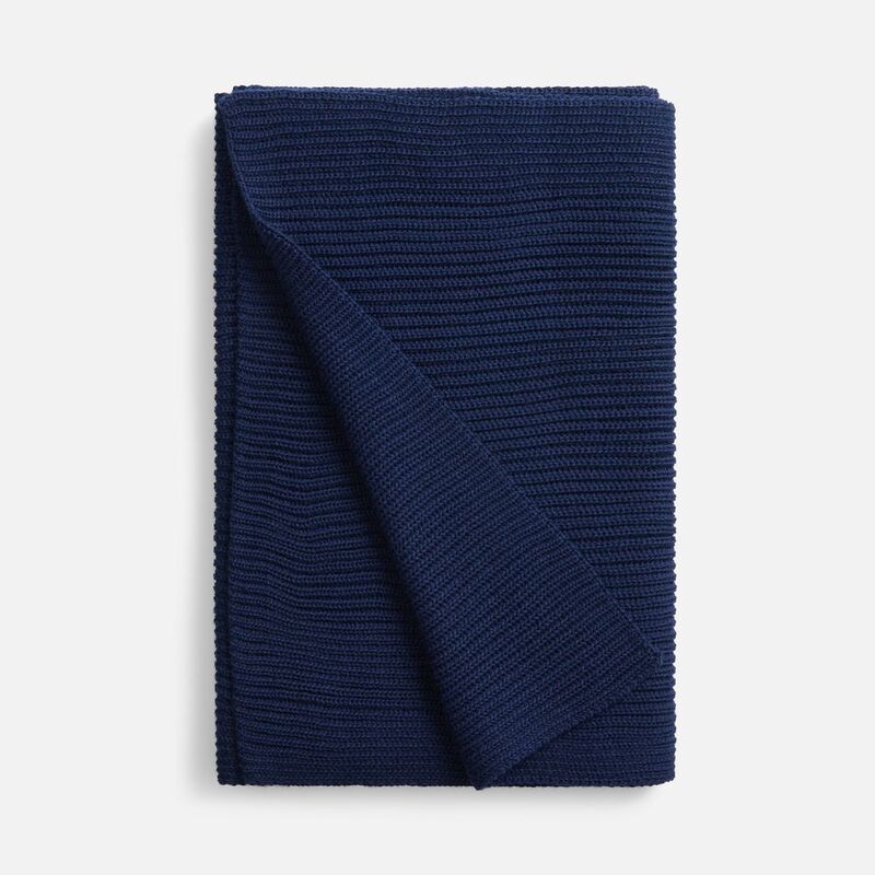 Шарф Nobilis Mono, темно-синий арт.19908.41