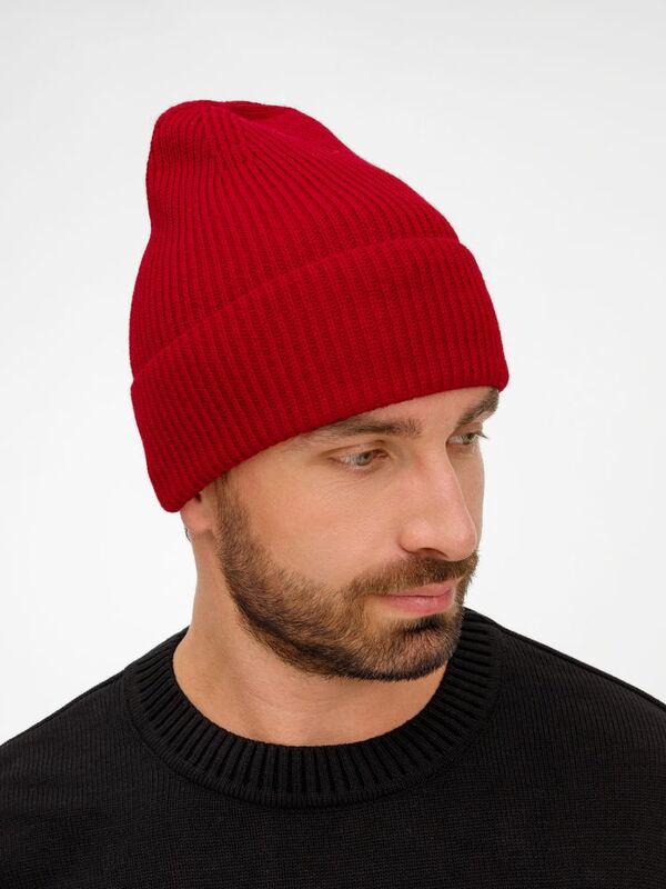 Шапка Nobilis Mono, красная арт.19909.50