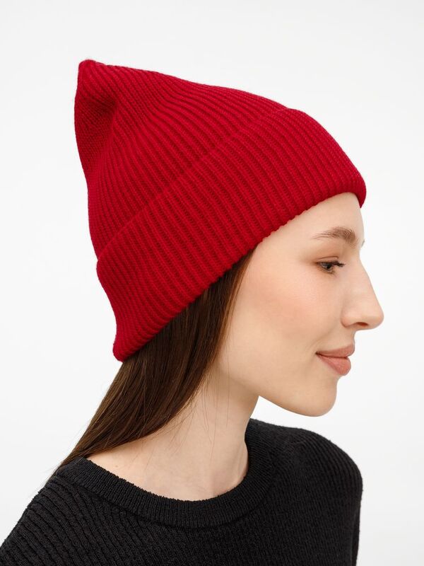 Шапка Nobilis Mono, красная арт.19909.50