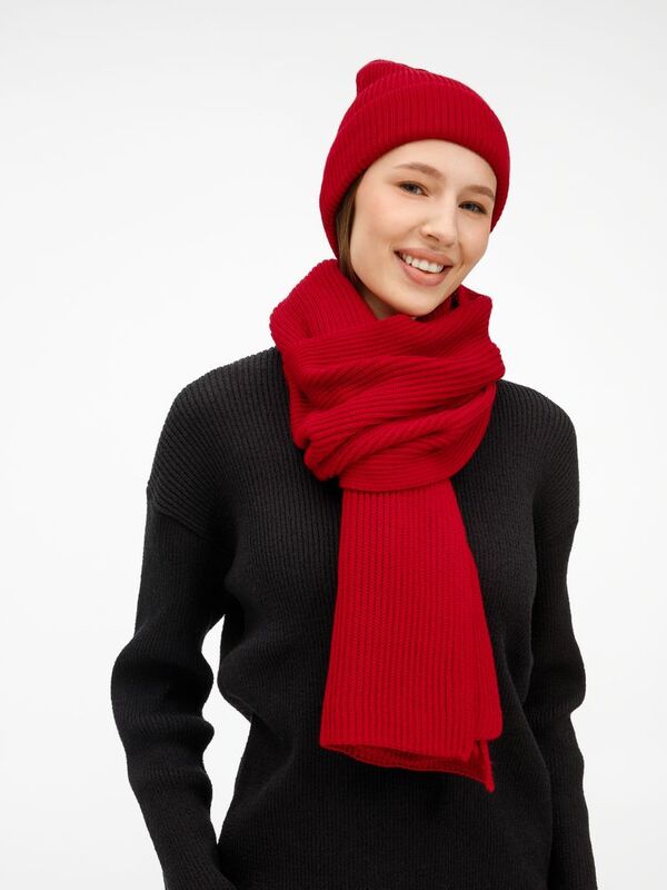 Шапка Nobilis Mono, красная арт.19909.50