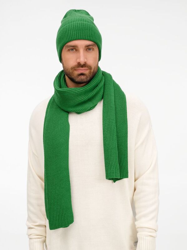 Шапка Nobilis Mono, ярко-зеленая арт.19909.93