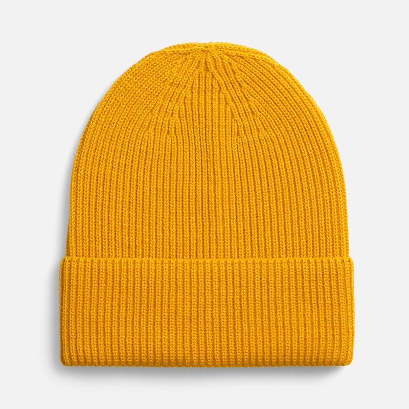 Шапка Nobilis Mono, желтая (медовая) арт.19909.80