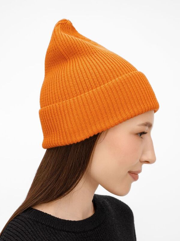 Шапка Nobilis Mono, оранжевая (абрикос) арт.19909.20