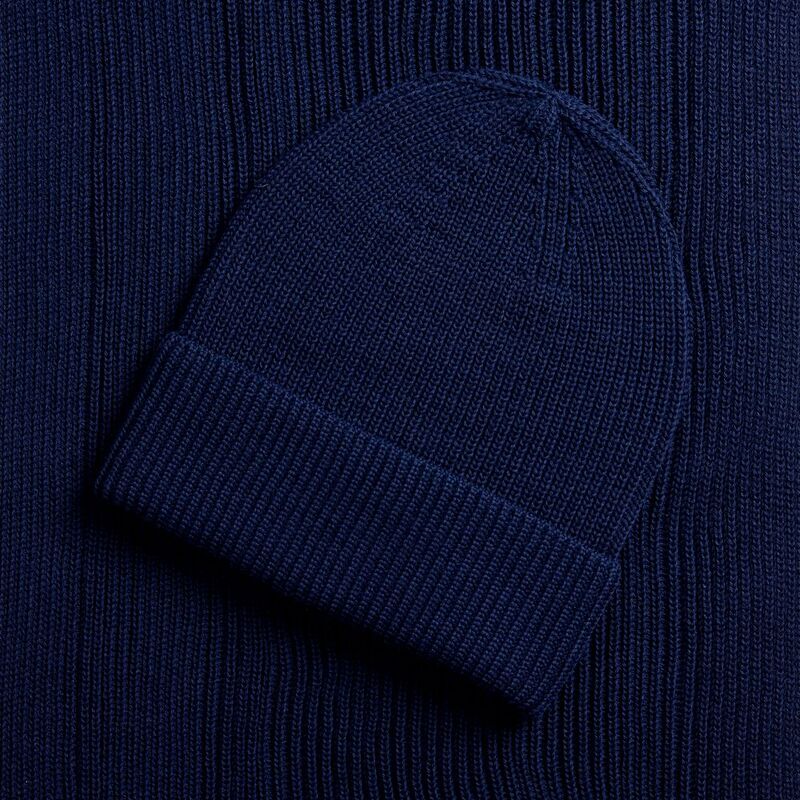 Шапка Nobilis Mono, темно-синяя арт.19909.41