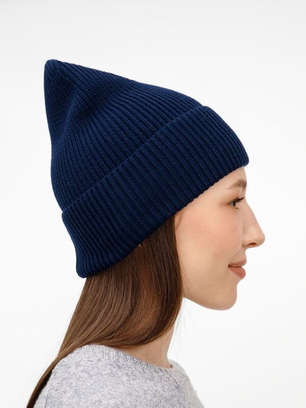 Шапка Nobilis Mono, темно-синяя арт.19909.41