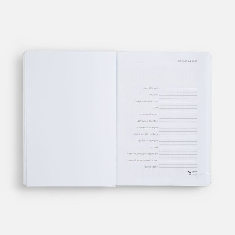 Ежедневник Nebraska, недатированный, белый арт.2879.60