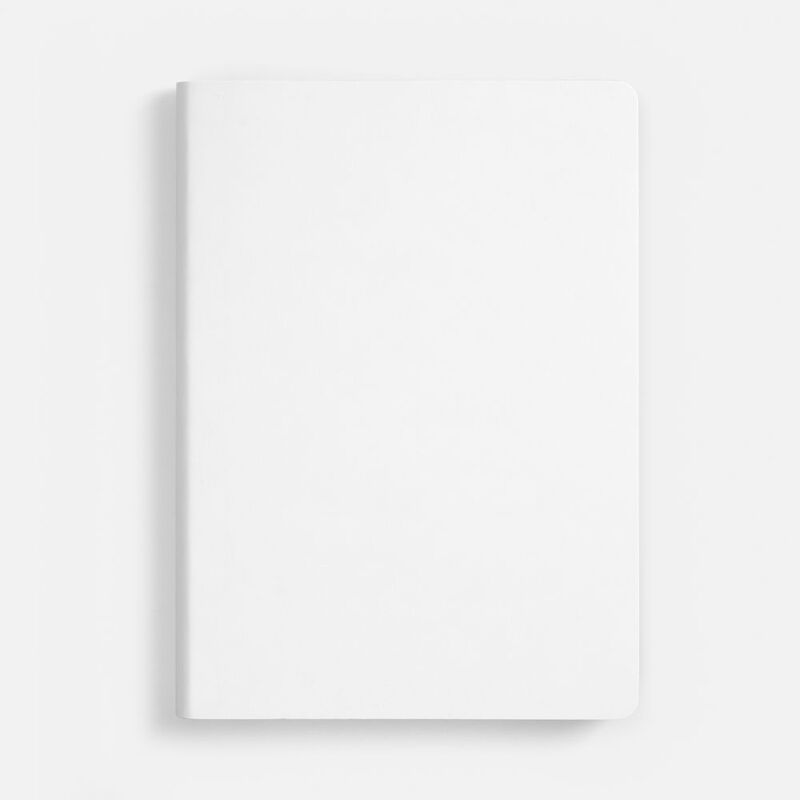 Ежедневник Nebraska Flex, недатированный, белый с серебристым арт.22008.61