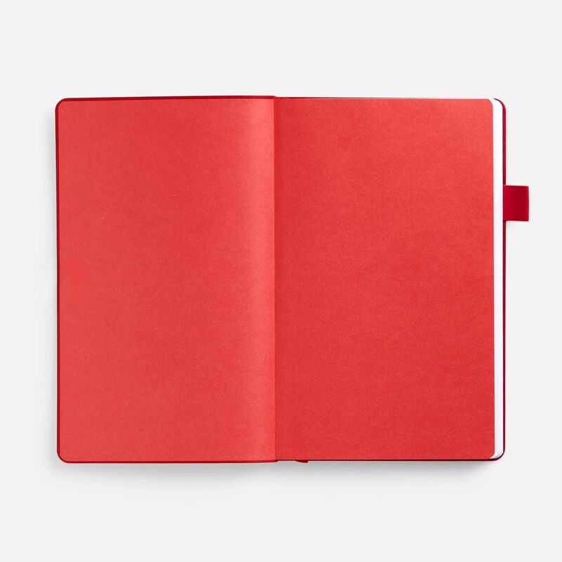 Ежедневник White Shall, недатированный, бело-красный арт.15751.56