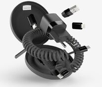 Зарядное устройство Vonmahlen Allroundo GaN, черное арт.20766.30