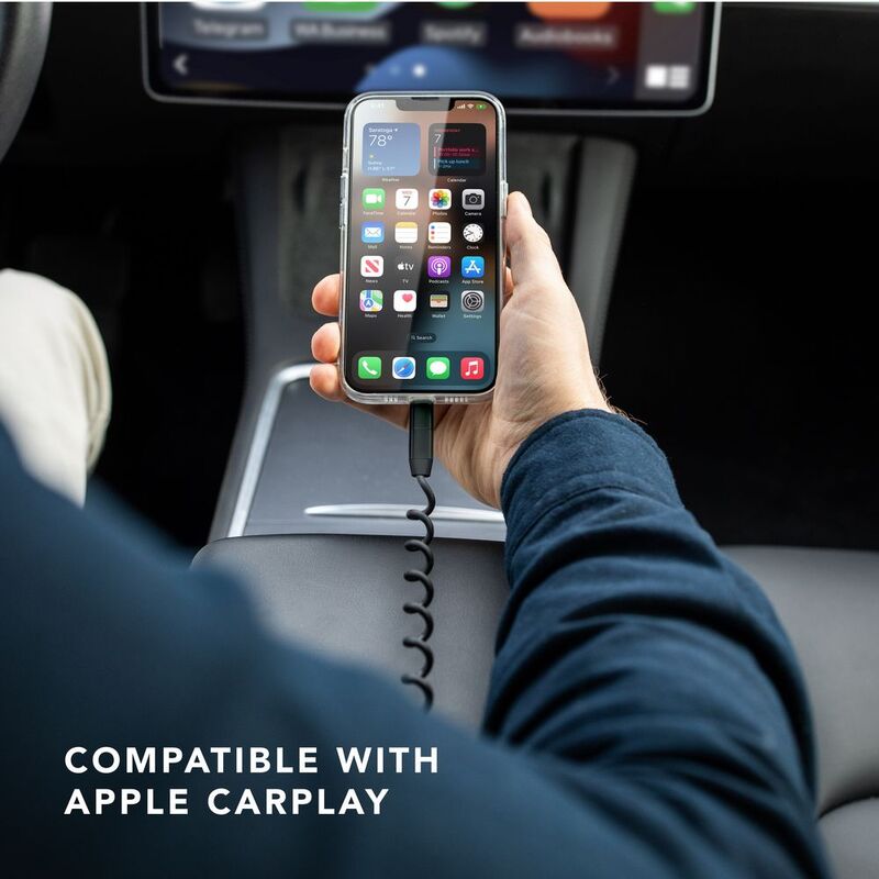 Кабель Vonmahlen Allroundo Eco для быстрой зарядки, черный арт.20777.30