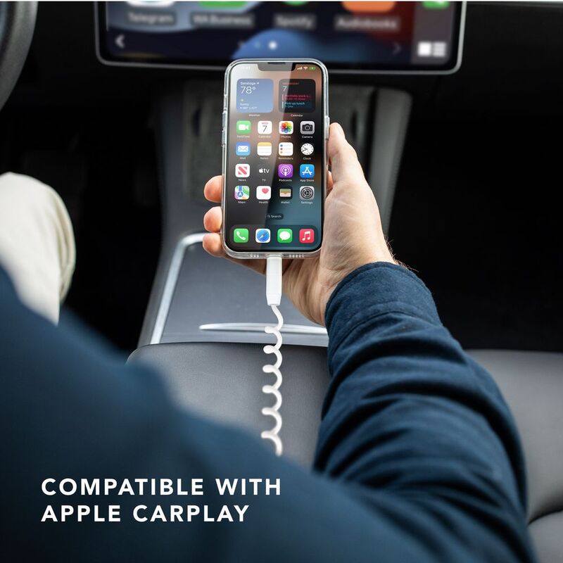 Кабель Vonmahlen Allroundo Eco для быстрой зарядки, белый арт.20777.60