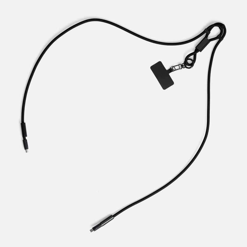 Кабель-ланьярд energyFlex Power Delivery 60 Вт, черный арт.20237.30