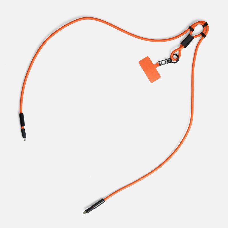 Кабель-ланьярд energyFlex Power Delivery 60 Вт, оранжевый арт.20237.20