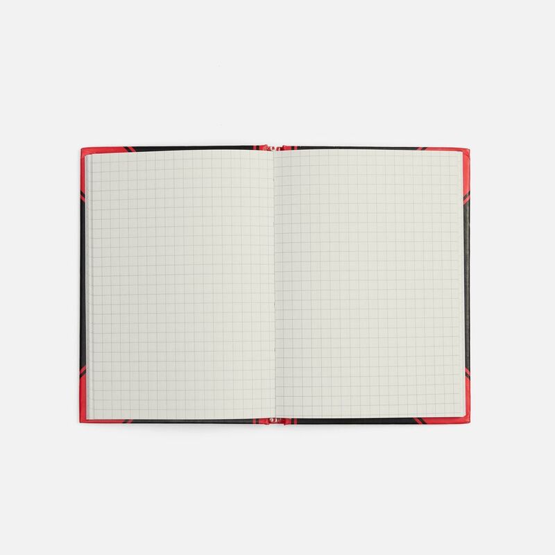 Блокнот Accenti Mini, черный с красным арт.20768.35