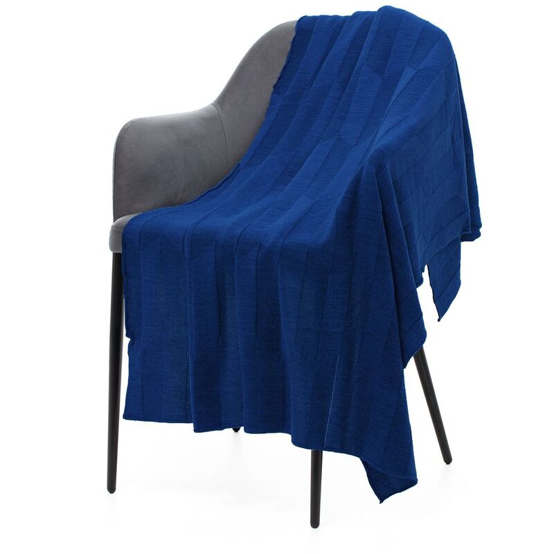 Плед Rombus, темно-синий (кобальт) арт.19623.47