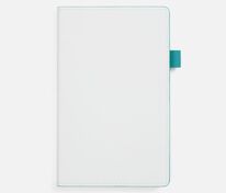 Ежедневник White Shall, недатированный, бело-бирюзовый арт.15751.49