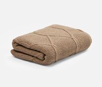 Плед Curve Verve, бежевый меланж арт.20706.12