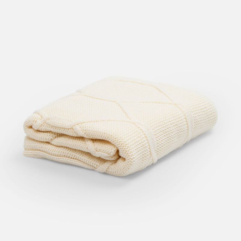 Плед Curve Verve, молочно-белый арт.20706.60