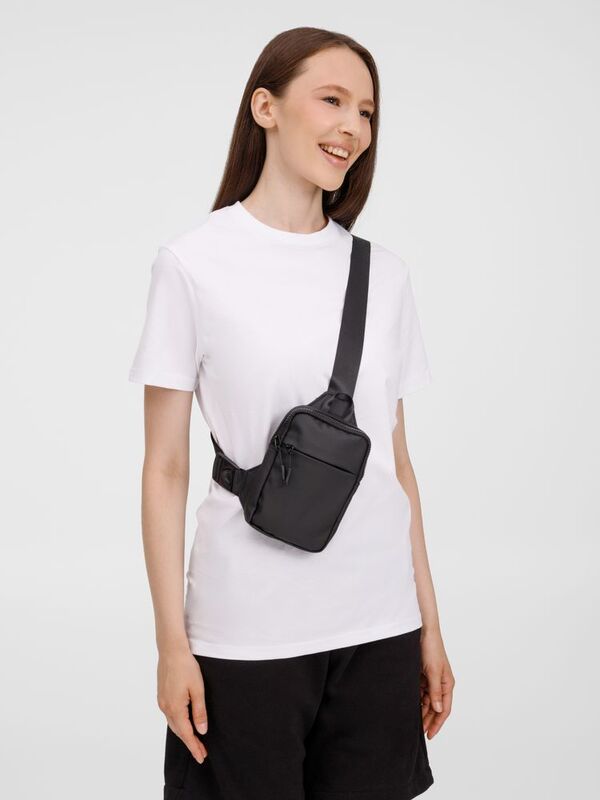 Спортивная кросс-боди сумка UrbanHike, черная арт.18722.30