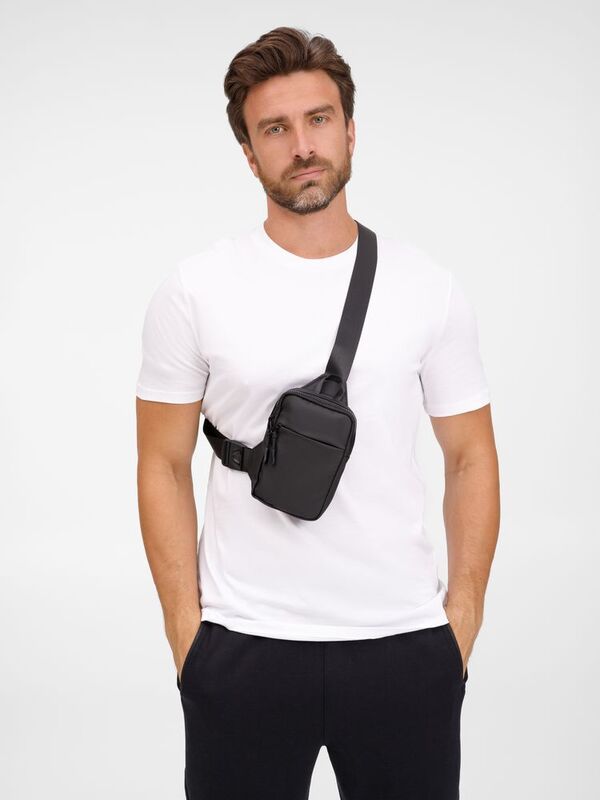 Спортивная кросс-боди сумка UrbanHike, черная арт.18722.30