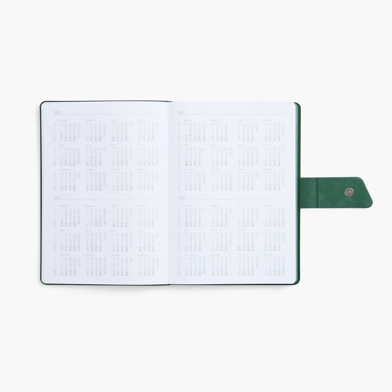 Ежедневник Boom, недатированный, черный с зеленым арт.15768.39