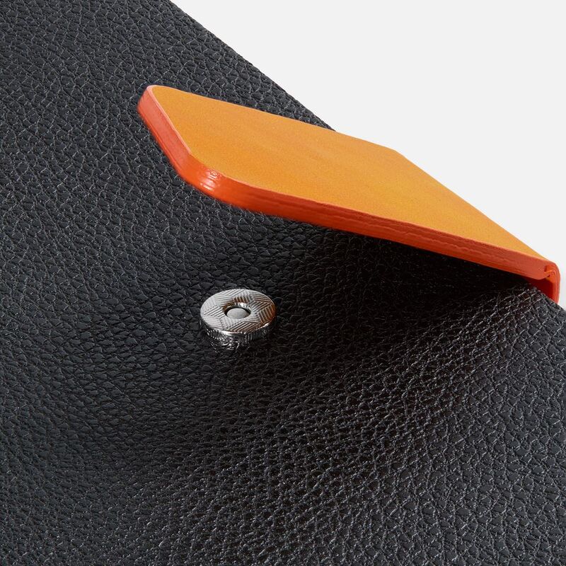 Ежедневник Boom, недатированный, черный с оранжевым арт.15768.32