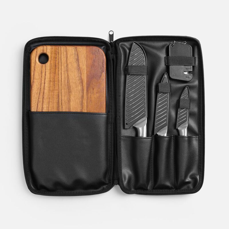 Набор для мяса Meateam с ножами и разделочной доской арт.20974.00