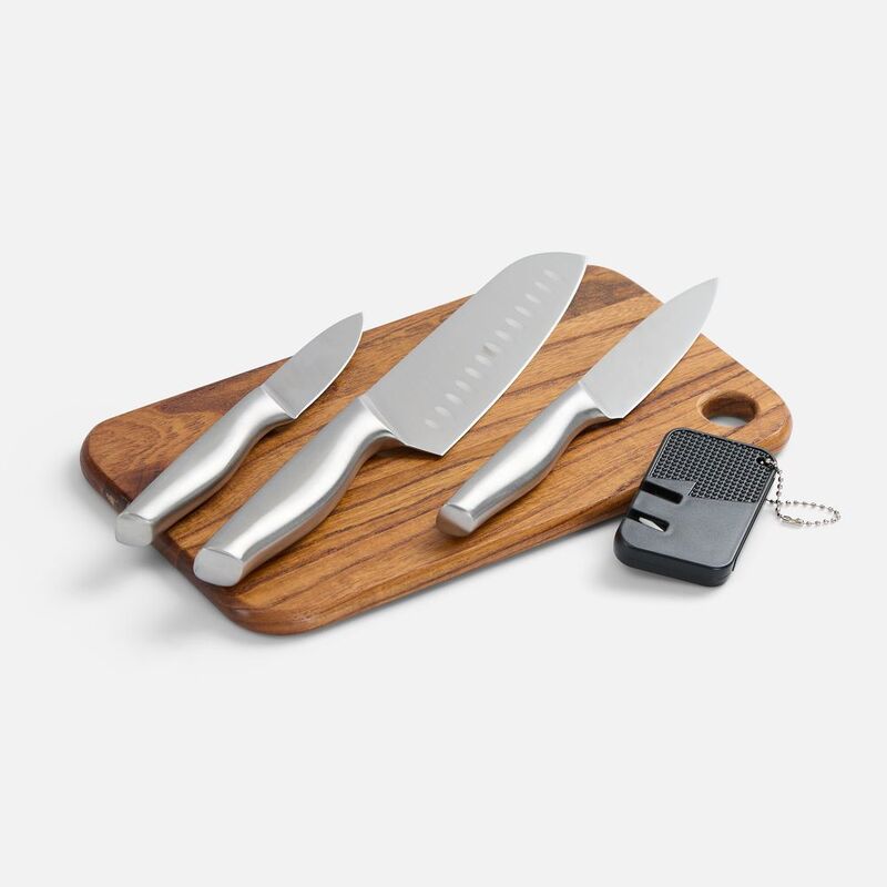 Набор для мяса Meateam с ножами и разделочной доской арт.20974.00