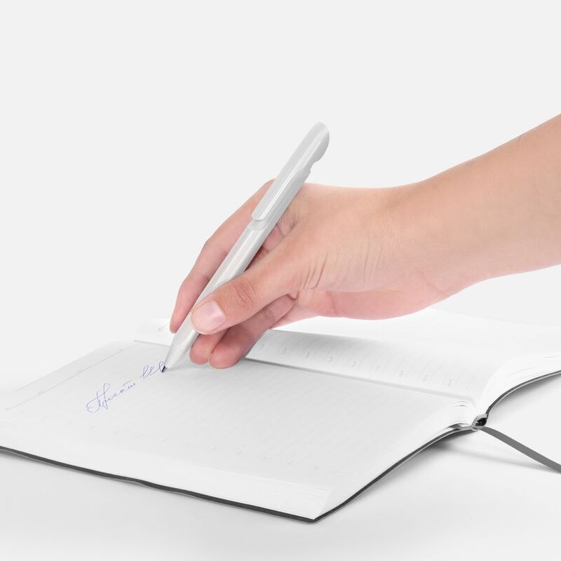 Ручка шариковая Evoxx Recycled, белая арт.19240.60