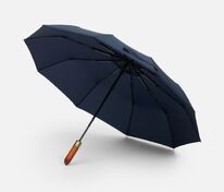 Зонт складной Cloudburst в подарочной упаковке, темно-синий арт.17192.40