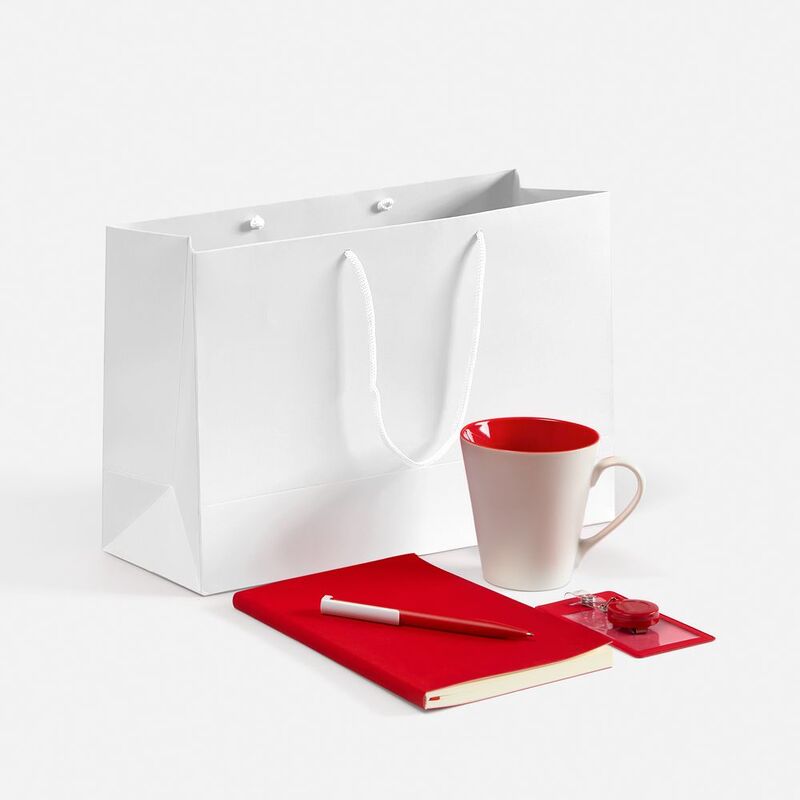 Набор Flat White, красный арт.21047.50