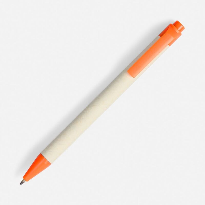 Ручка шариковая MilkMake, оранжевая арт.19917.20