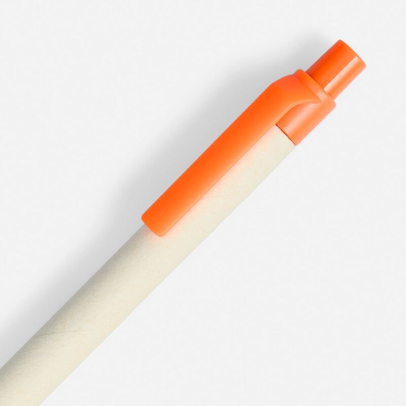 Ручка шариковая MilkMake, оранжевая арт.19917.20