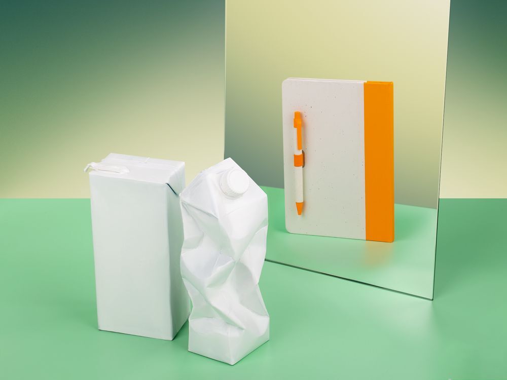 Ручка шариковая MilkMake, оранжевая арт.19917.20