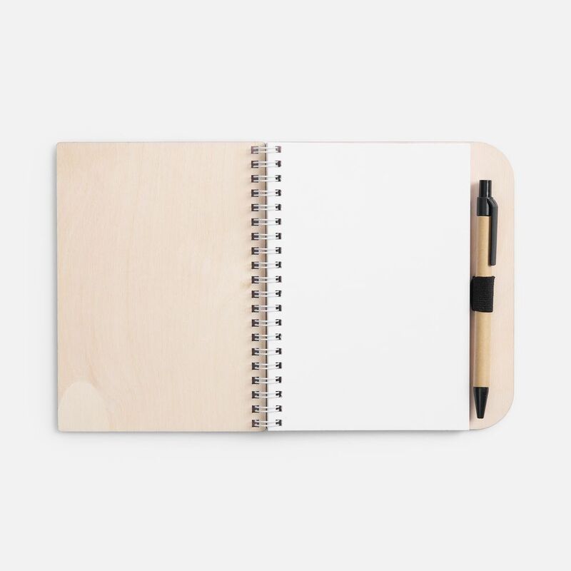 Блокнот на пружине Woodpad на заказ арт.18480.01