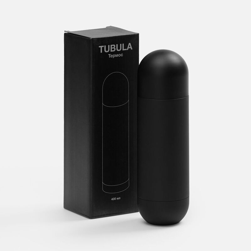 Термос Tubula Soft Touch, черный арт.19919.30