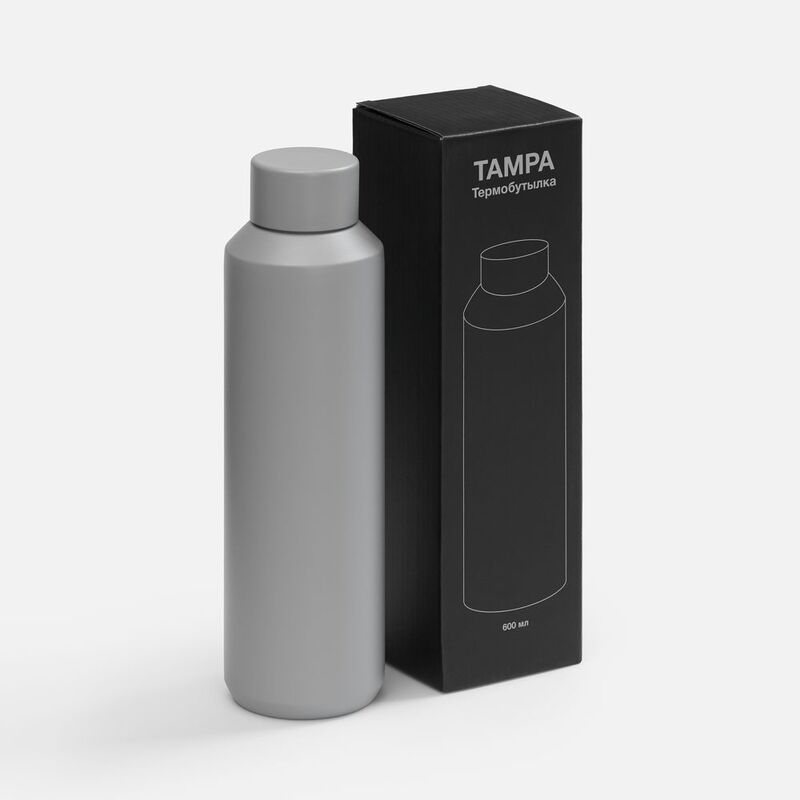 Термобутылка Tampa, серая арт.19920.10