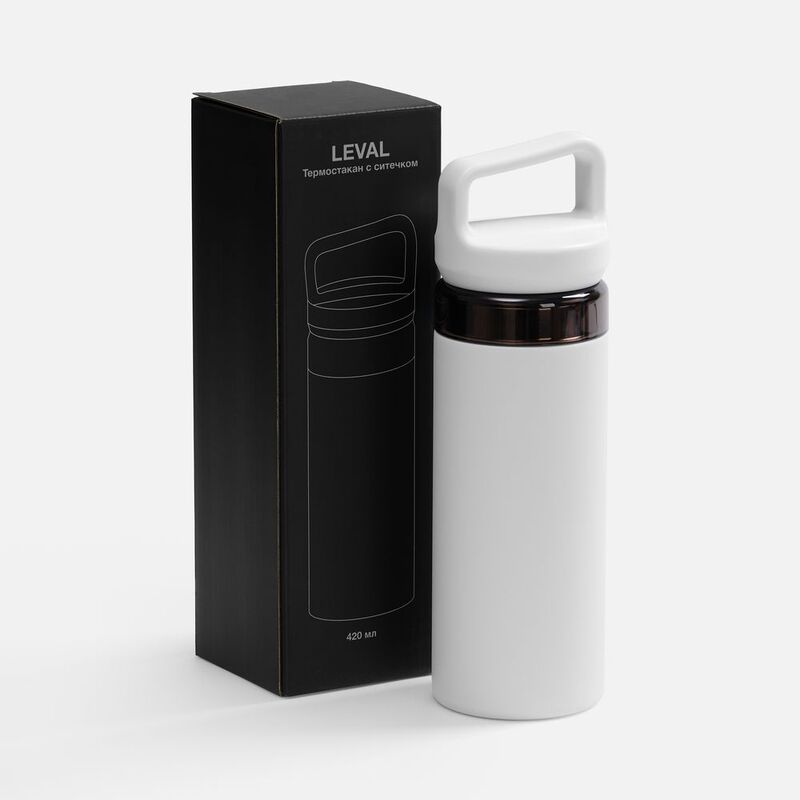 Термостакан Leval с ситечком, белый арт.19921.60
