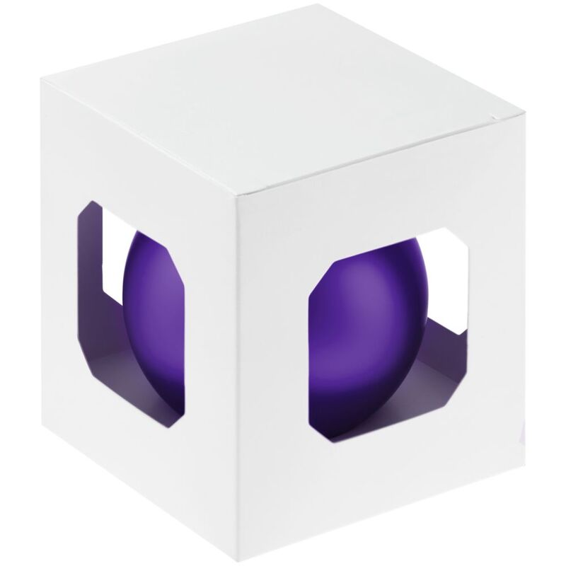 Елочный шар Finery Matt, 8 см, матовый фиолетовый арт.17663.70