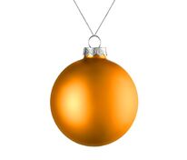 Елочный шар Finery Matt, 8 см, матовый оранжевый арт.17663.20