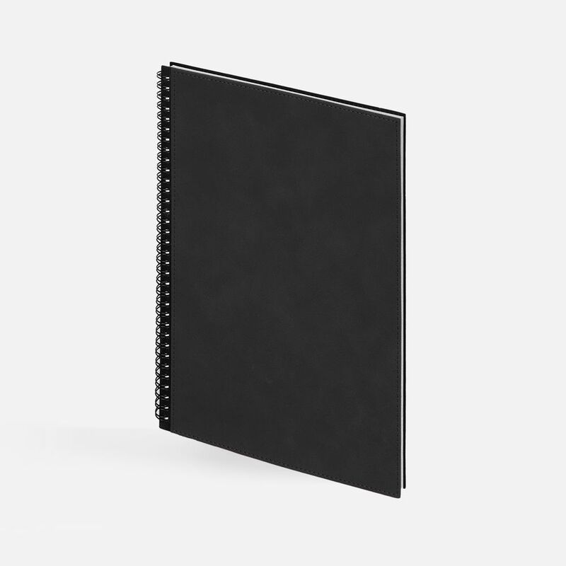 Ежедневник Notera Maxi, недатированный, черный арт.20135.30