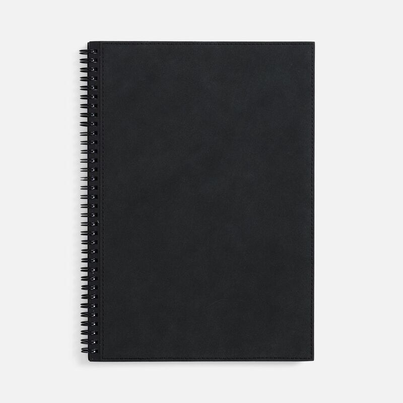 Ежедневник Notera Maxi, недатированный, черный арт.20135.30