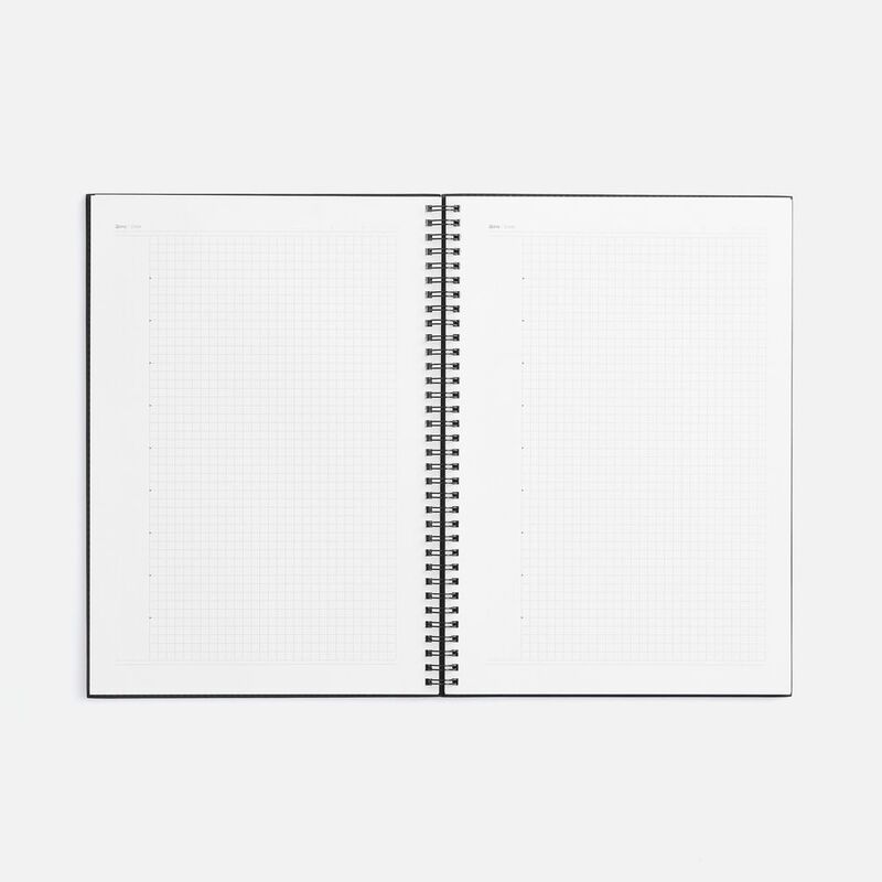 Ежедневник Notera Maxi, недатированный, черный арт.20135.30