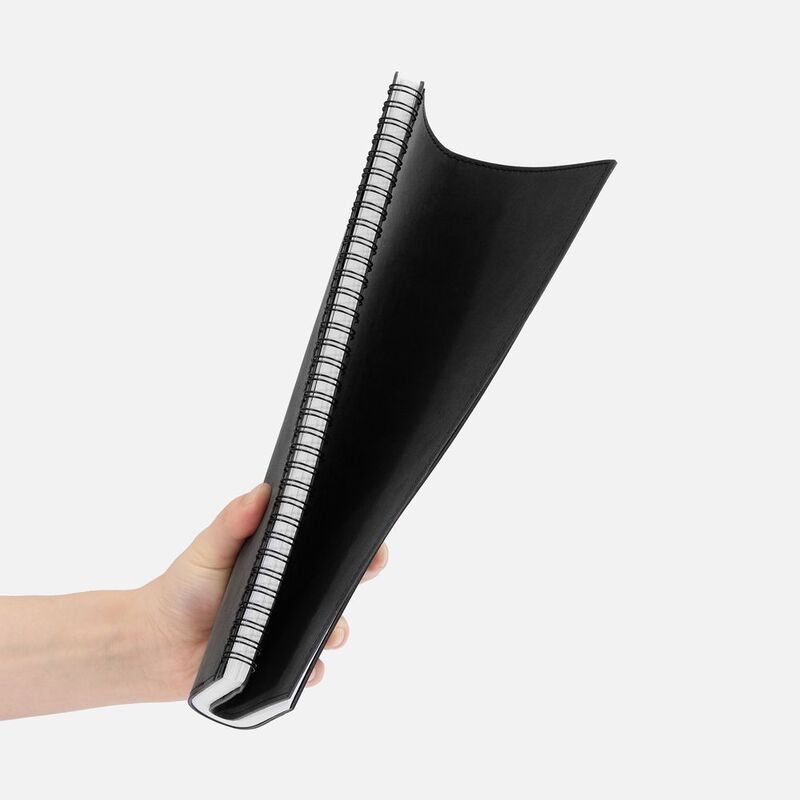 Ежедневник Notera Maxi, недатированный, черный арт.20135.30